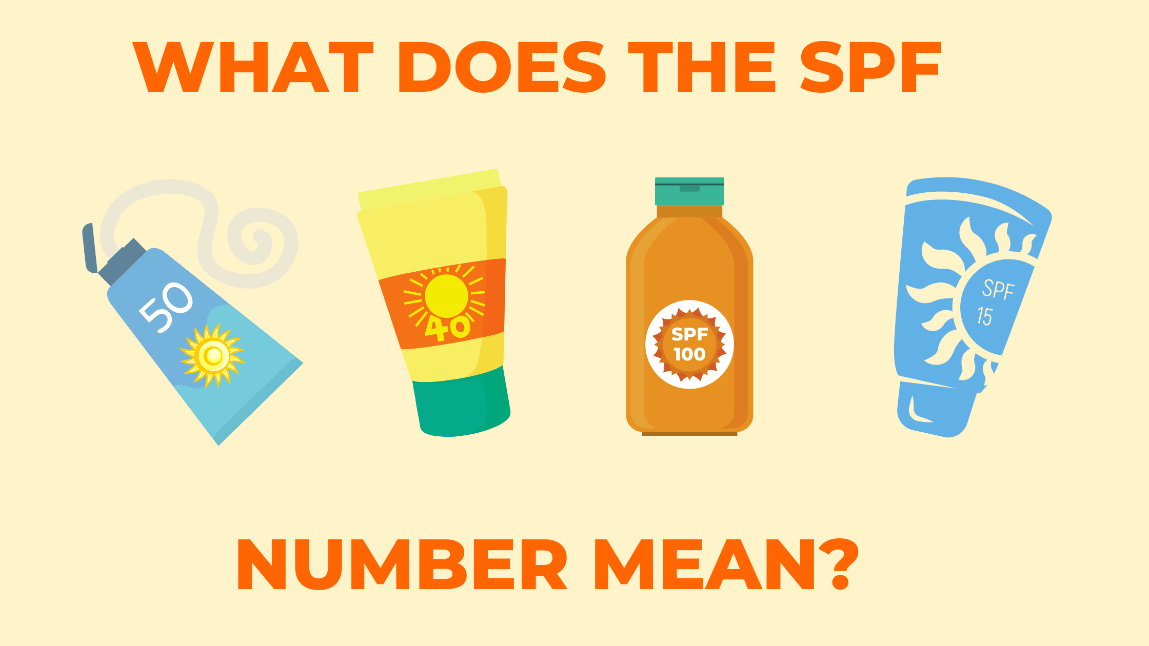 What Does the SPF Number Mean? - Cleure