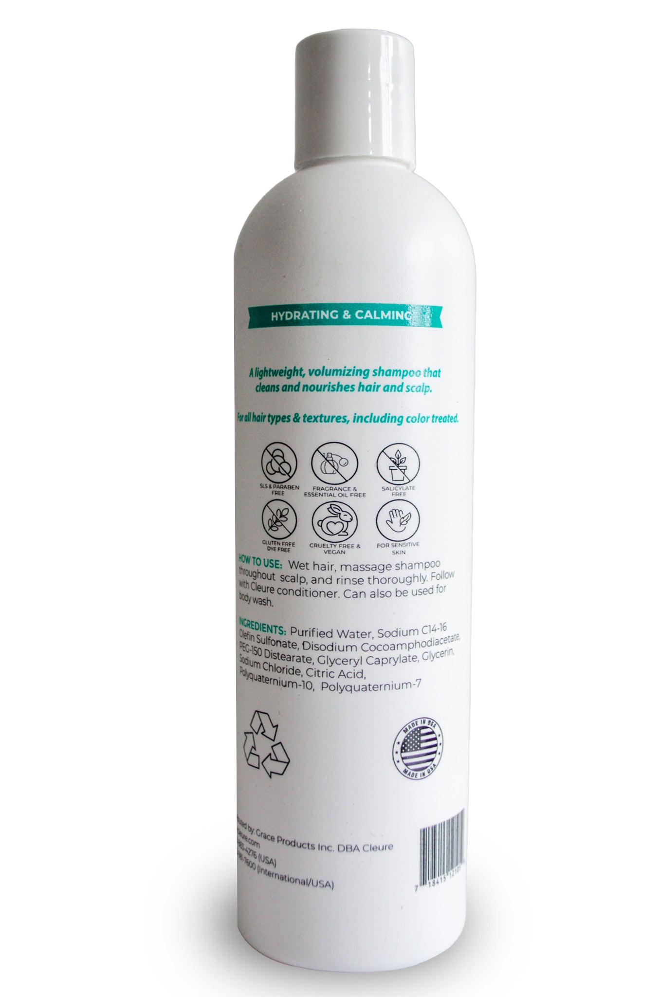 SLS-Free Shampoo (12 oz)