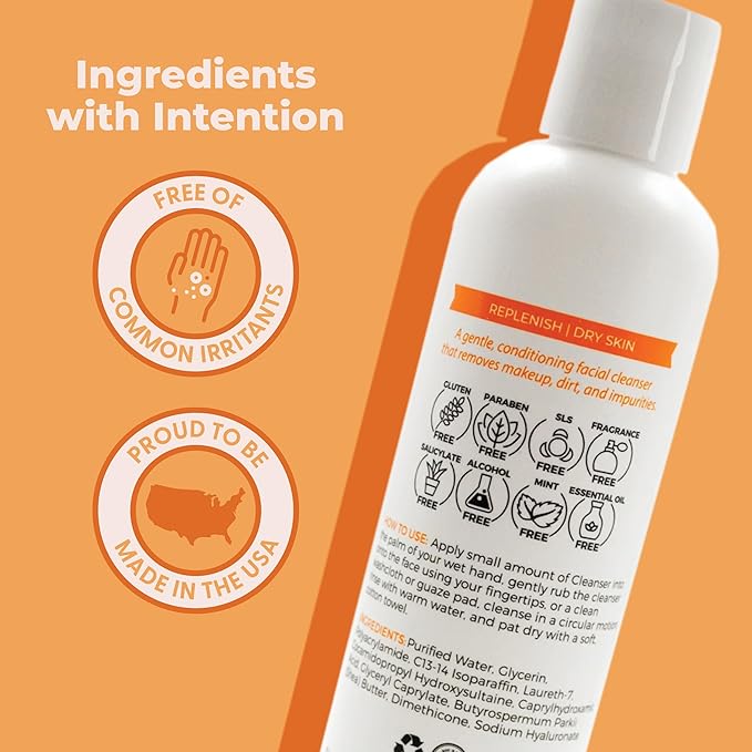 Gentle Hydrating Facial Cleanser (8 oz)