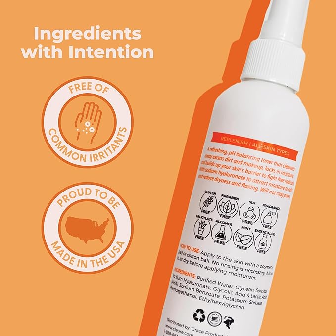 Alcohol-Free Facial Toner (8 oz)